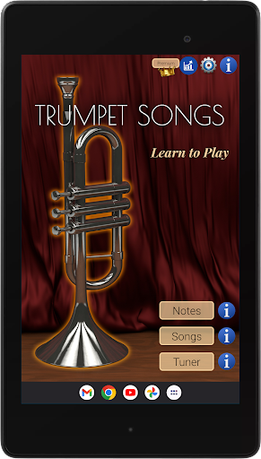 Trumpet Songs - Learn To Play list_