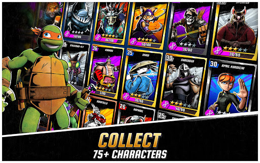 Ninja Turtles: Legends list_