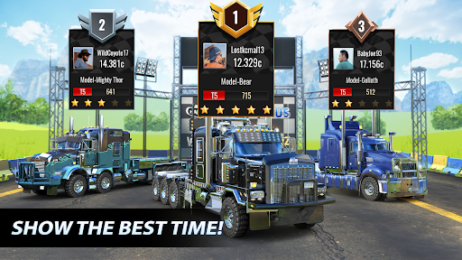 Big Rig Racing: Drag racing list_