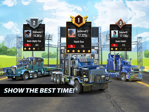 Big Rig Racing: Drag racing list_