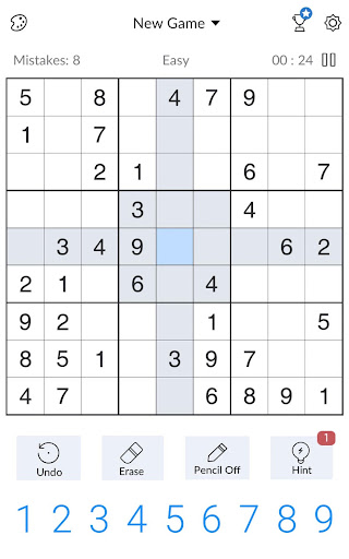 Sudoku - Classic Sudoku Puzzle list_