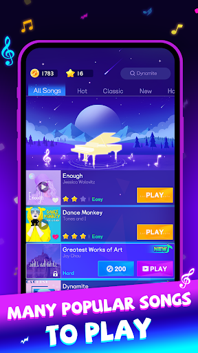 Beat Piano Dance:music game list_