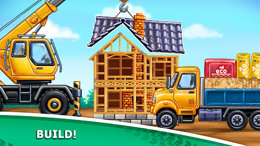 Truck games - build a house list_4