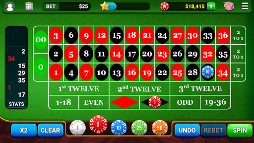 Roulette Casino Vegas Games list_