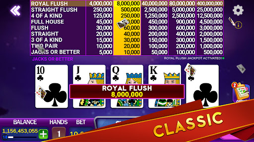 Deuces Wild: Video Poker Ultra list_