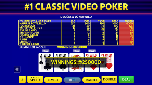 Video Poker by Pokerist list_1