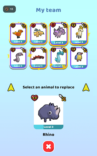 Zookemon - Wild Pets list_