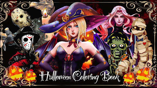 Halloween Color by Number Game list_5