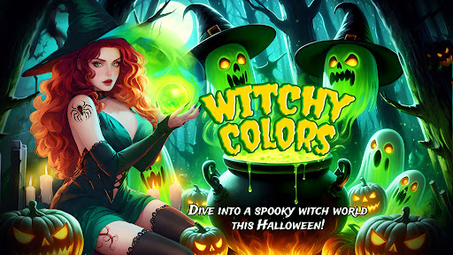 Halloween Witch Coloring Games list_7