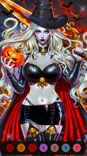 Halloween Witch Coloring Games list_12