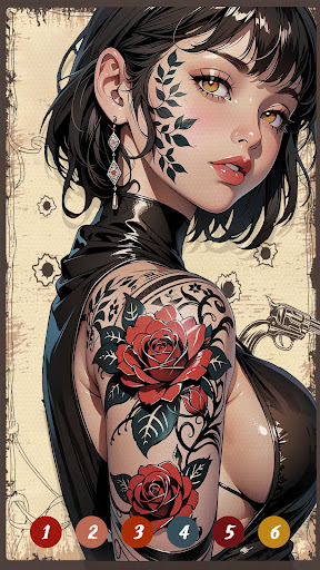 Adult Vintage Tattoo Coloring list_6