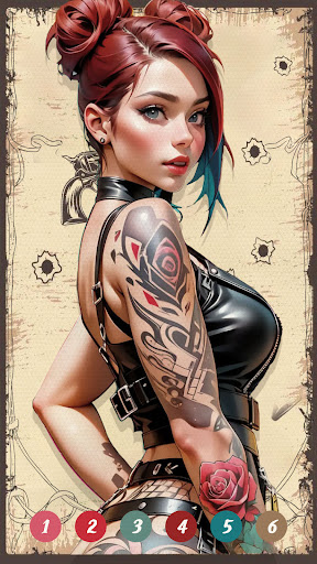 Adult Vintage Tattoo Coloring list_8