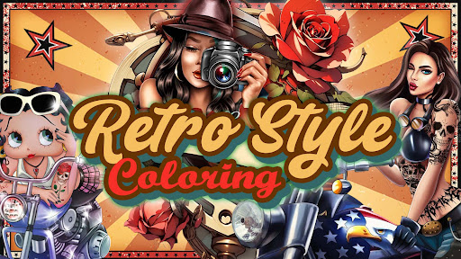 Retro Style Coloring Games list_5