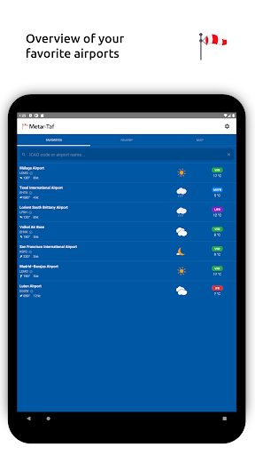 Metar-Taf - Visual decoder list_