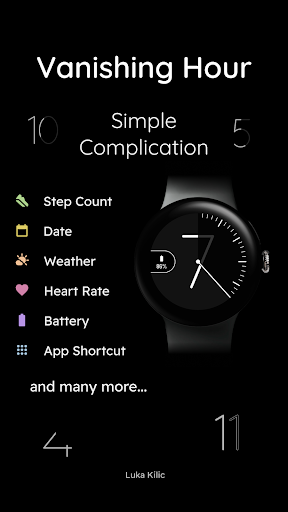 Vanishing Hour - Watch Face list_