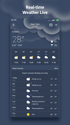 Weather Live - Radar & Widget list_