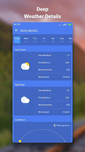 Weather Live - Radar & Widget list_