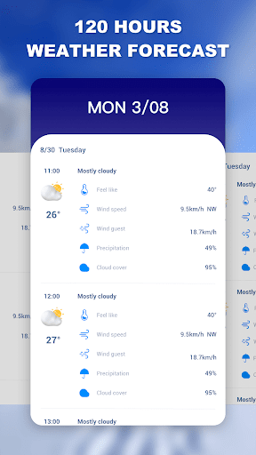 Weather app - Radar & Widget list_