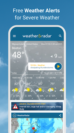 Weather & Radar list_