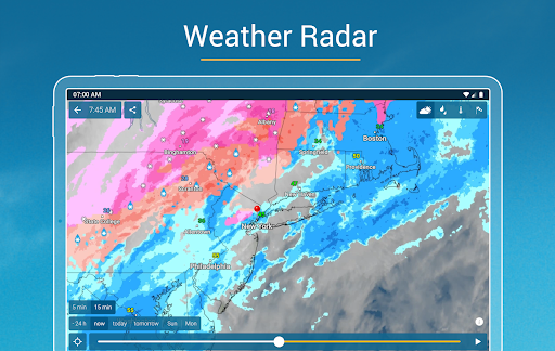 Weather & Radar list_