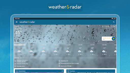 Weather & Radar list_