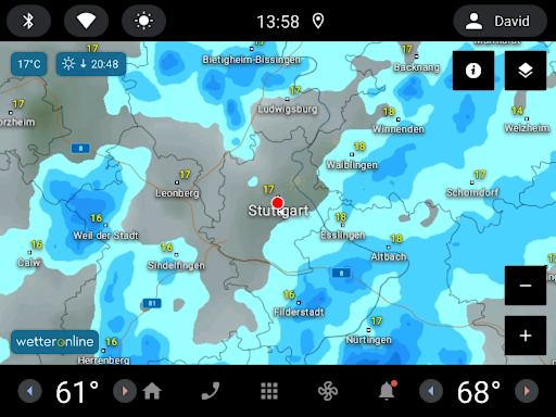 Weather & Radar list_