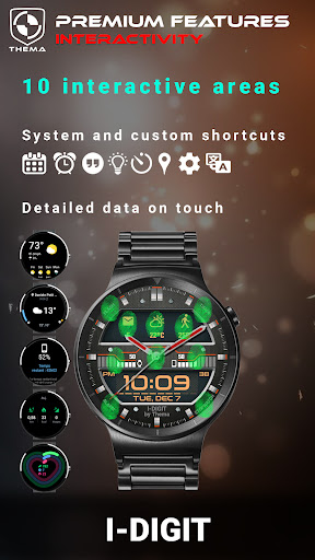 I-Digit Watch Face list_