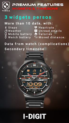 I-Digit Watch Face list_