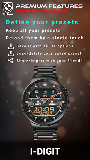 I-Digit Watch Face list_