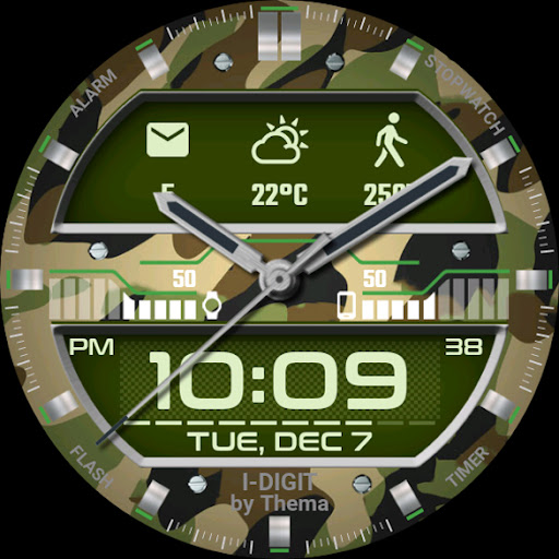 I-Digit Watch Face list_