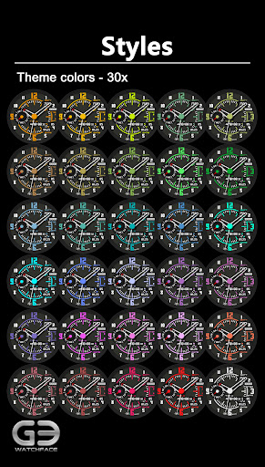 GYH007: Hybrid watchface list_