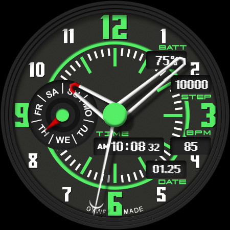 GYH007: Hybrid watchface list_