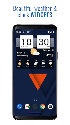 Sense flip clock & weather Pro list_