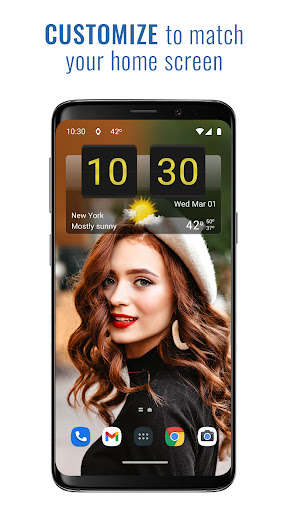 Sense flip clock & weather Pro list_