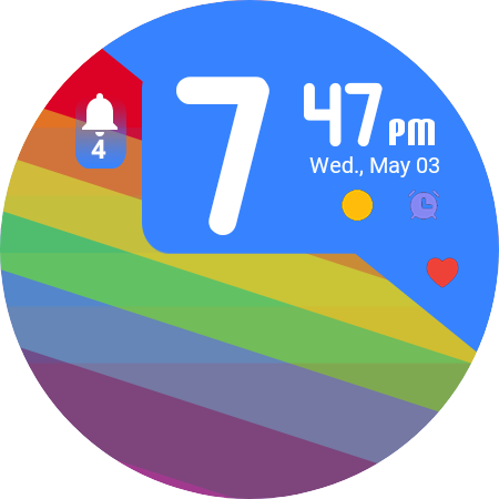 PRIDE Prism - Watch Face list_