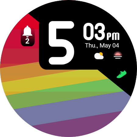 PRIDE Prism - Watch Face list_