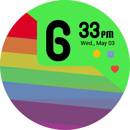 PRIDE Prism - Watch Face list_