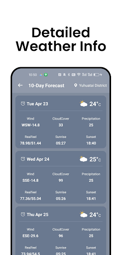 Light Weather - Forecast&Radar list_