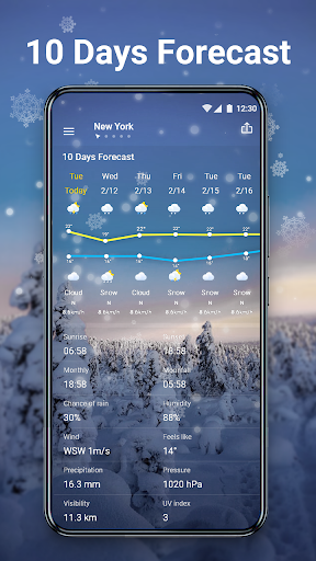 Live Weather: Weather Forecast list_