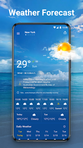 Live Weather: Weather Forecast list_