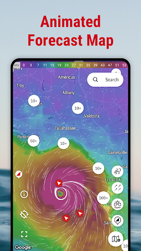 Windfinder Pro: Wind & Weather list_