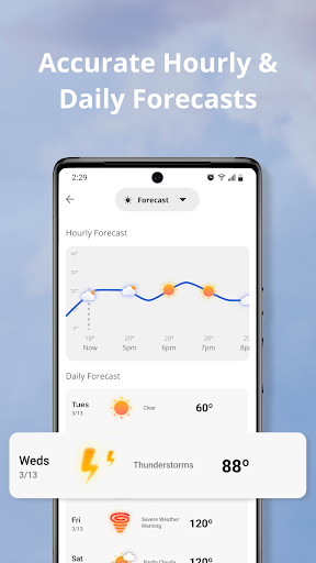 Weather Now Launcher - Radar list_