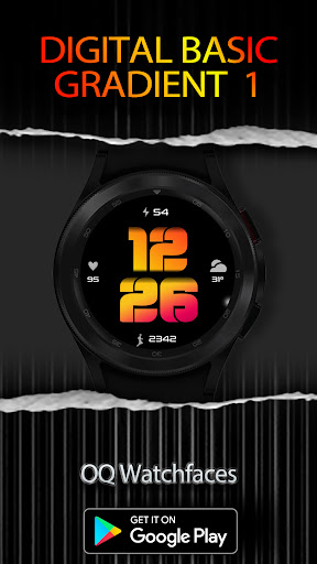 Digital Gradient WF Wear OS 4+ list_