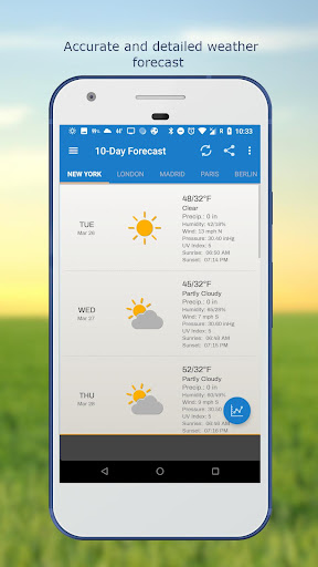 Weather & Clock Widget list_