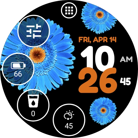 Flower Watch Face by HuskyDEV list_