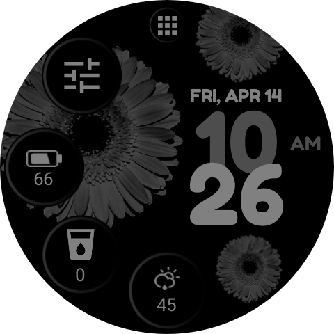 Flower Watch Face by HuskyDEV list_