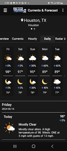 KPRC 2 Storm Tracker Weather list_