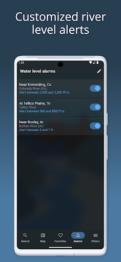 RiverApp - River levels list_5