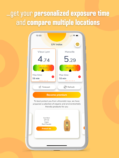 UV Index - Tan Widget list_