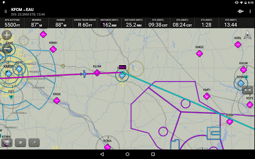 Garmin Pilot list_